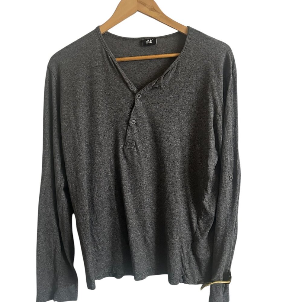 H&M Grey Long Sleeve Shirt